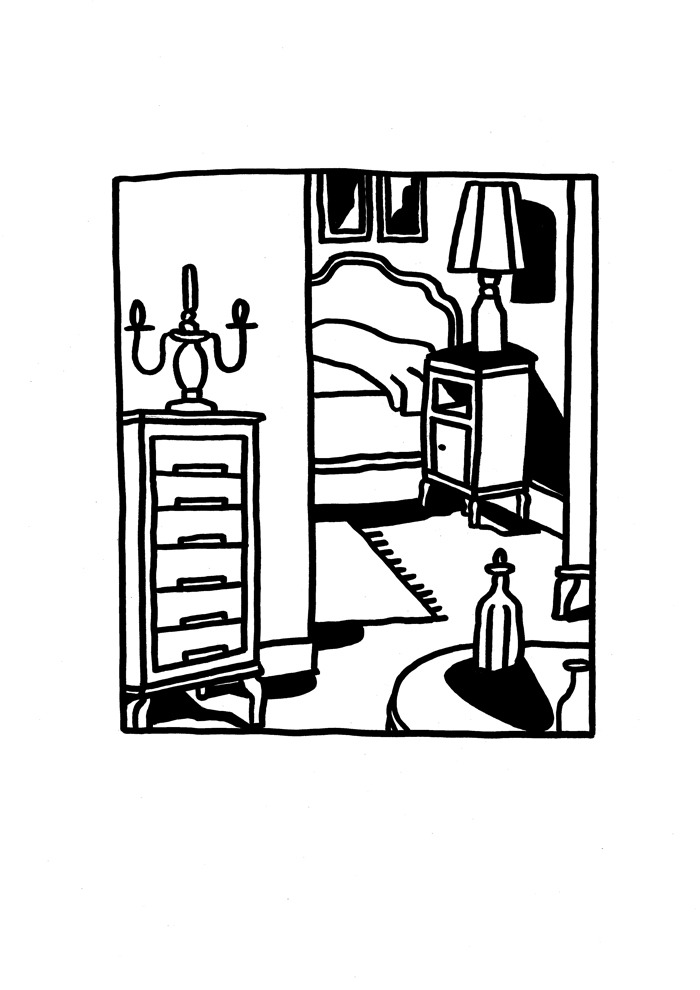 700x990 A Collection Of Drawings Of Rooms, Somewhere Betwe