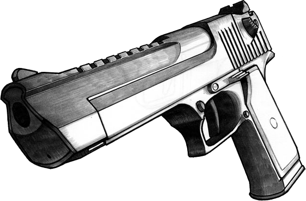 628x414 Collection Of Free Handgun Drawing Desert Eagle Download On Ui Ex