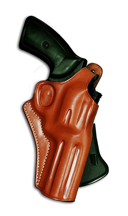 438x741 premium leather owb paddle holster with thumb break