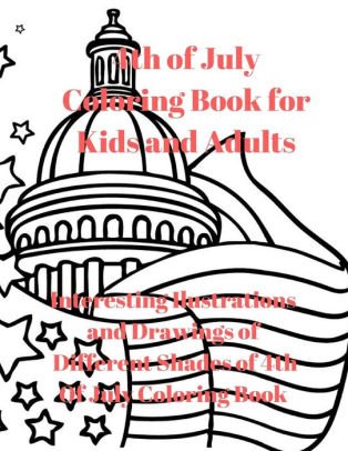314x406 Of July Coloring Book For Kids And Adults Interesting