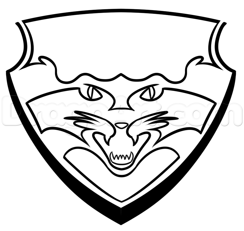 847x802 Step How To Draw Geelong Cats Logo