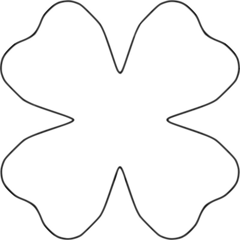 800x800 Shamrock Drawing Flower For Free Download