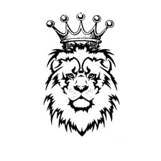 236x236 Best Lion With Crown Tattoo Drawings Images Crown Tattoos