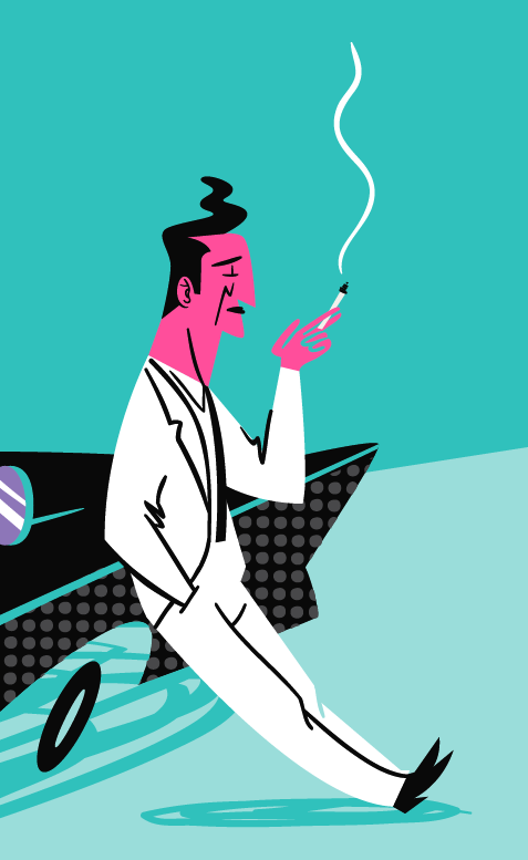 477x777 Create A Vintage, Style Auto Advertisement