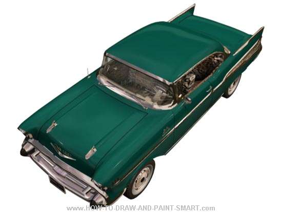 550x413 How To Draw A Chevy Bel Air