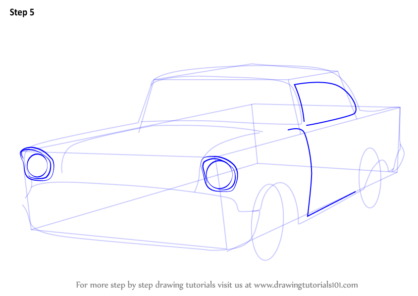 844x598 Learn How To Draw A Chevy Bel Air