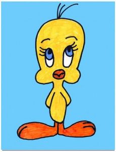 230x300 Tweety Bird Drawing Try To Draw Drawings, Bird Drawings, Art