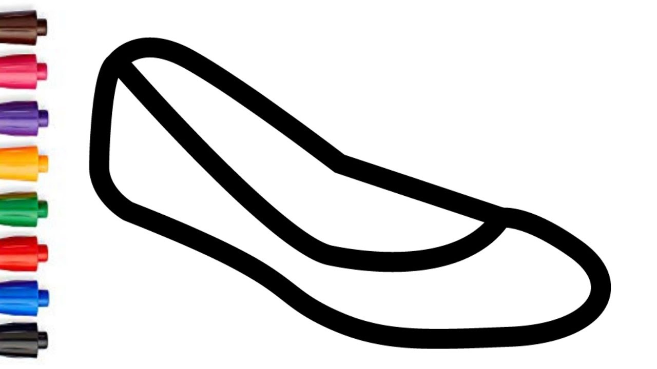 1280x720 How To Draw Shoes Easy Step