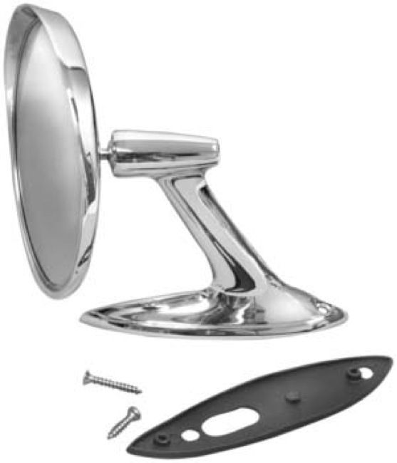 557x650 Chevy Impala Nova Outside Door Chrome Mirror
