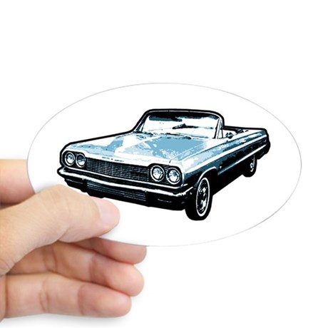 460x460 Impala Oval Decal