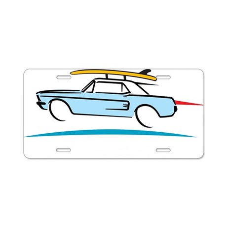 460x460 Mustang Aluminum License Plates