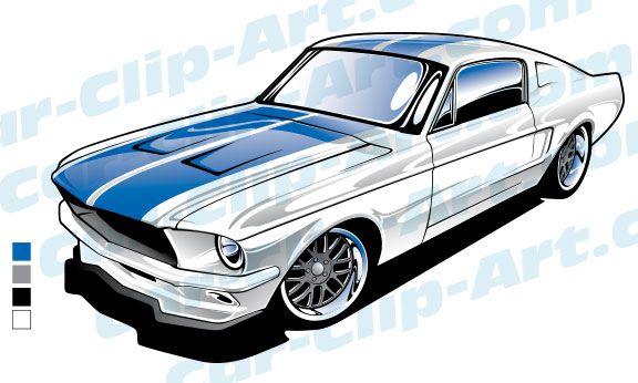 576x346 ford mustang vector art automotive art mustang