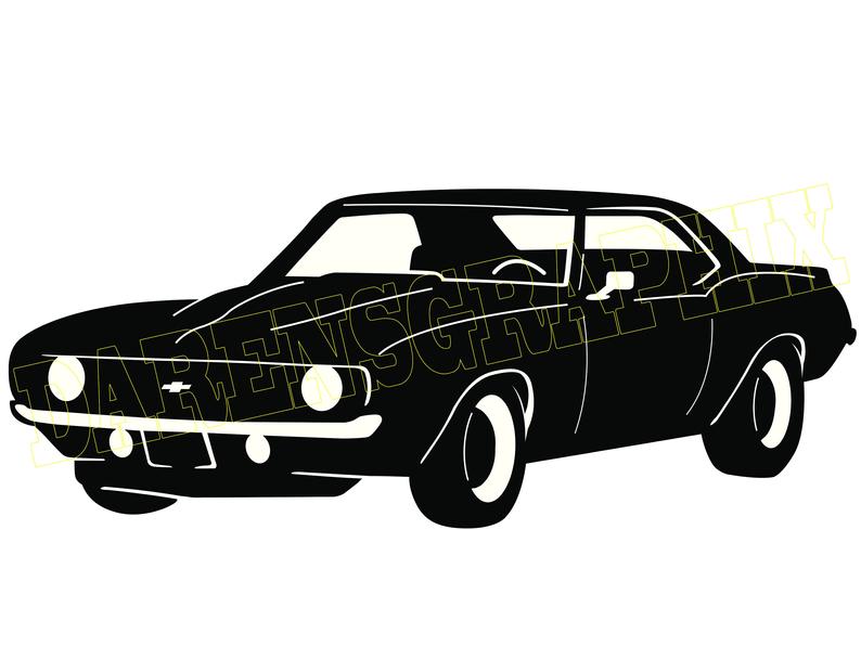 794x596 Dxf Camaro Ii Etsy