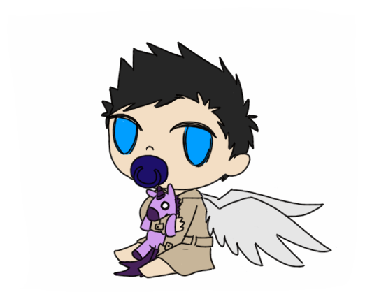 522x428 Collection Of Free Castiel Drawing Baby Download On Ui Ex