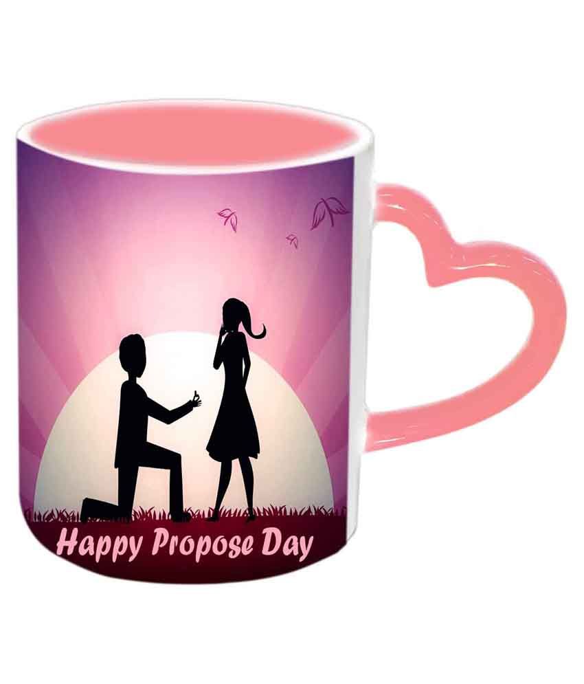 850x995 Jiya Creation Multicolour I Love U Drawing Valentine Pink Handle