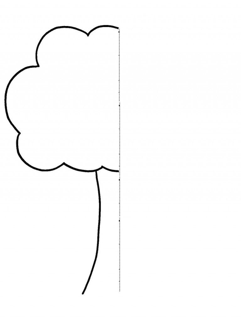 768x1014 Tree Symmetry Activity Coloring Pages Crafts And Worksheets