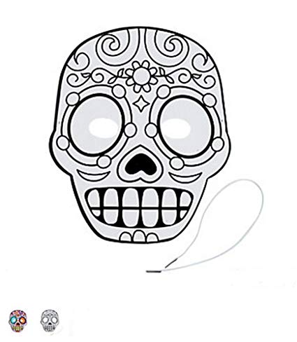 425x488 Day Of The Dead Masks