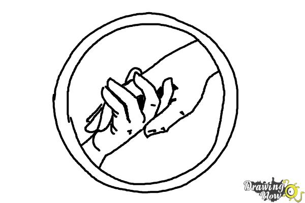 600x400 how to draw abnegation, the selfless logo from divergent