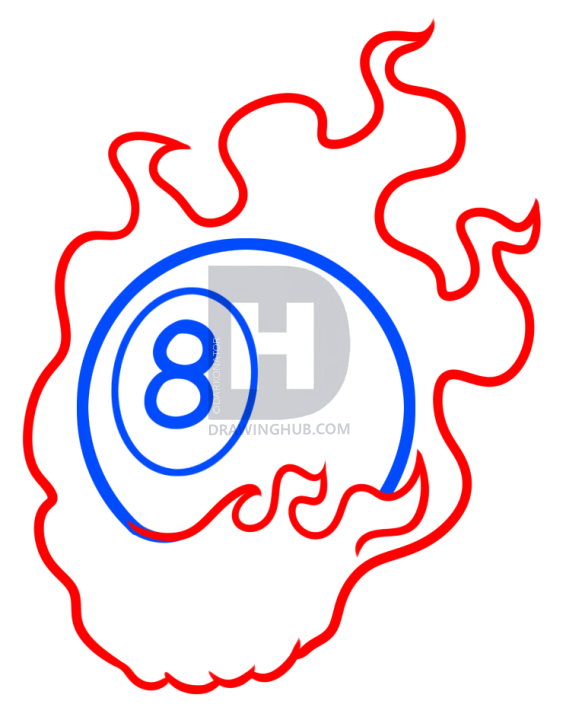 566x720 Drawing An Ball Tattoo Style, Step