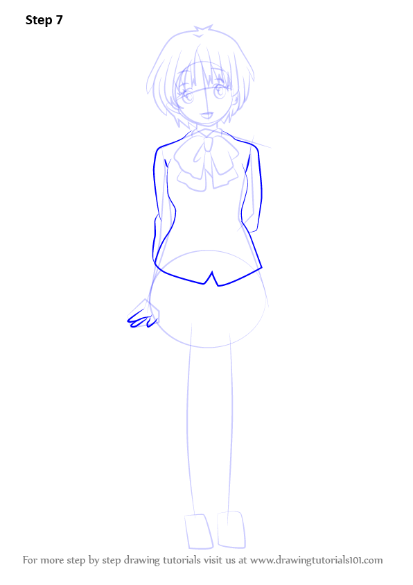 596x843 Learn How To Draw Kumin Tsuyuri From Chuunibyou Demo Koi Ga Shitai