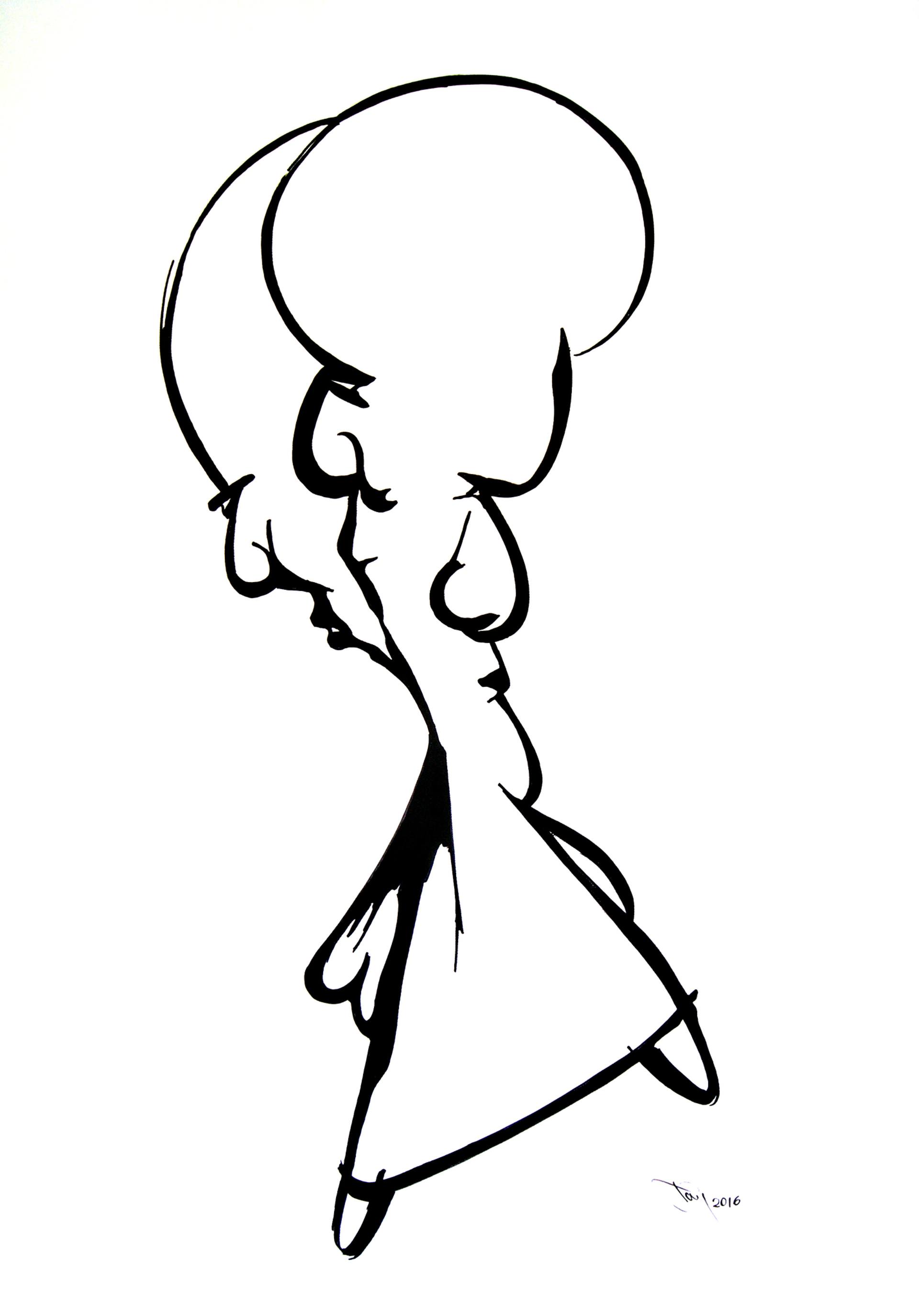 1920x2750 Triple Personality Drawing