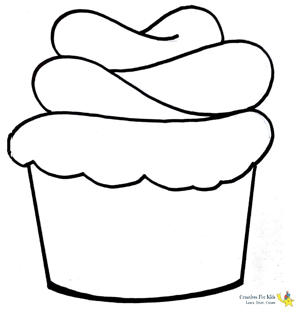 1220x1268 How To Draw A Cupcake