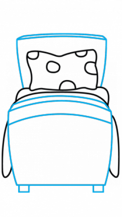 250x444 Bed Drawing, Picture