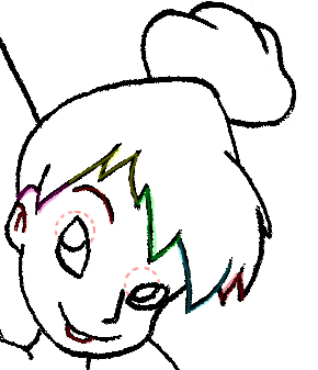 290x337 How To Draw Tinkerbell Step