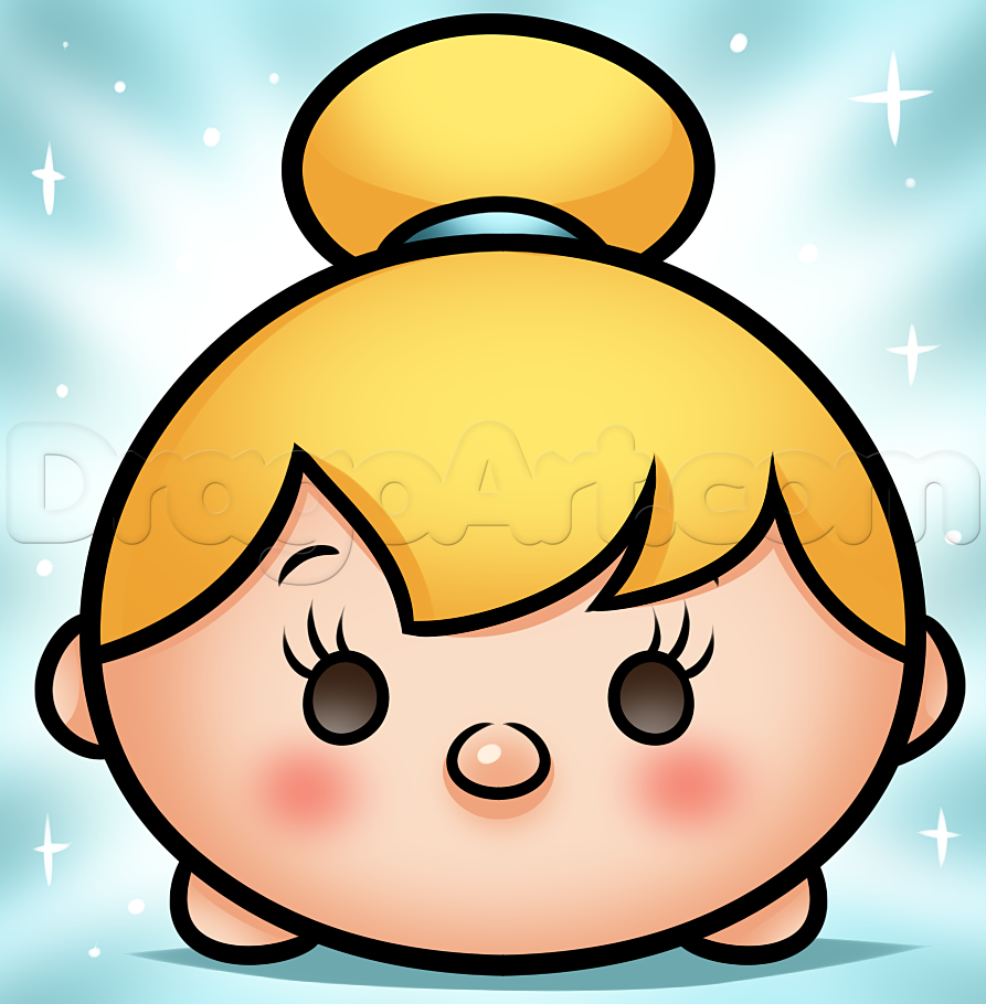 893x910 How To Draw Tsum Tinkerbell, Step