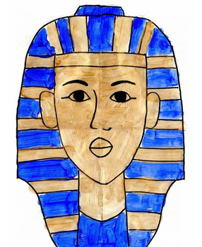 286x350 Draw King Tut