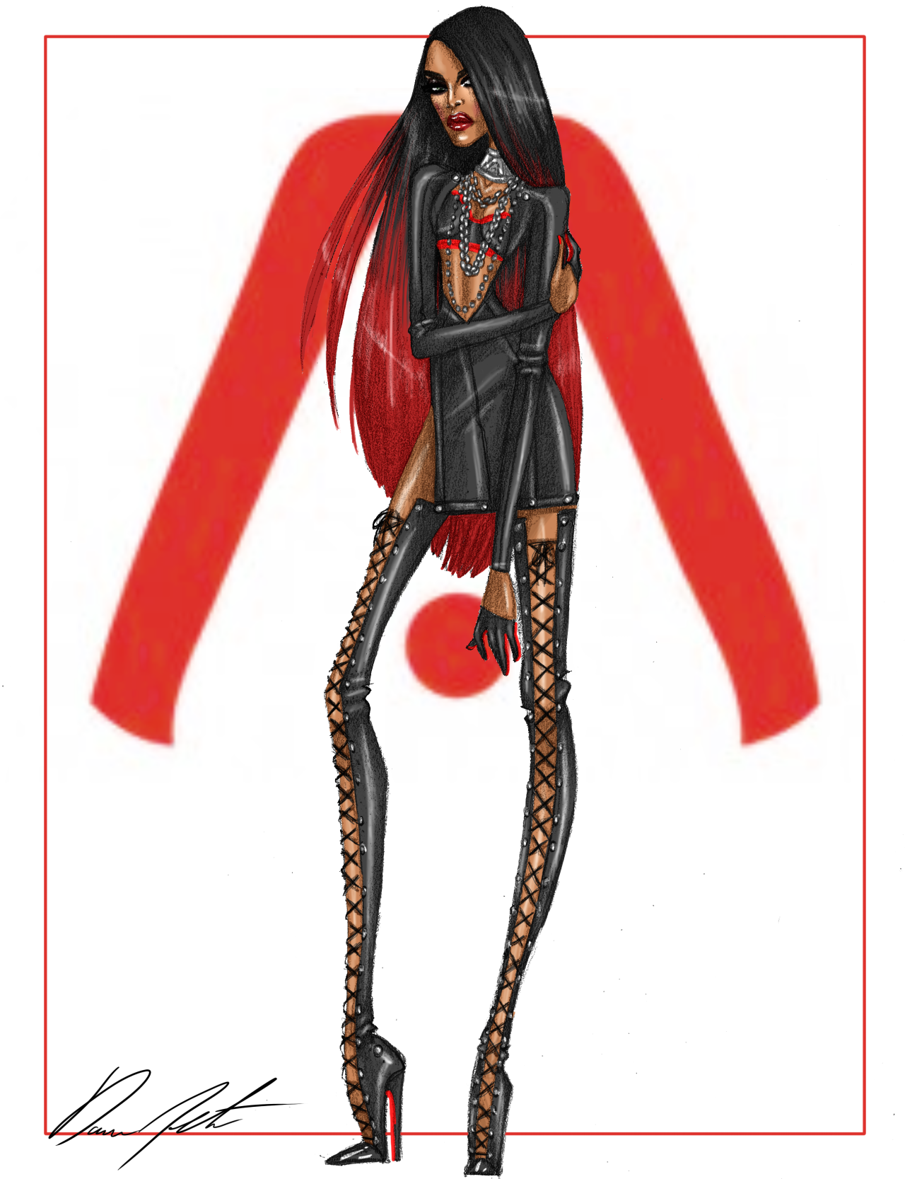 1280x1666 Aaliyah Collection, Look