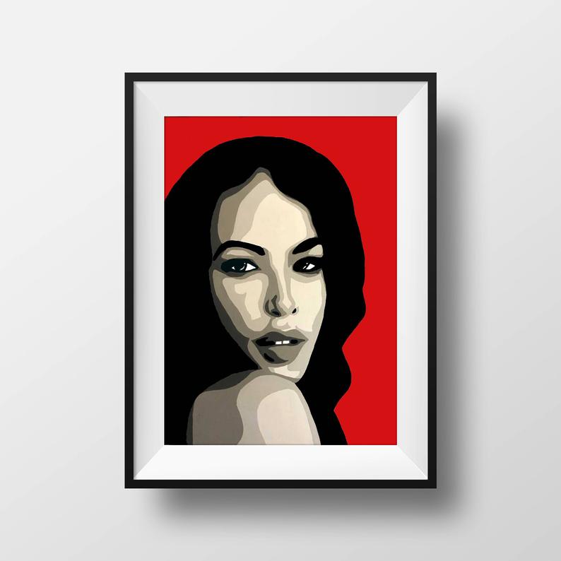 Aaliyah Drawing | Free download on ClipArtMag