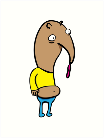 413x549 Keny The Aardvark Art Prints