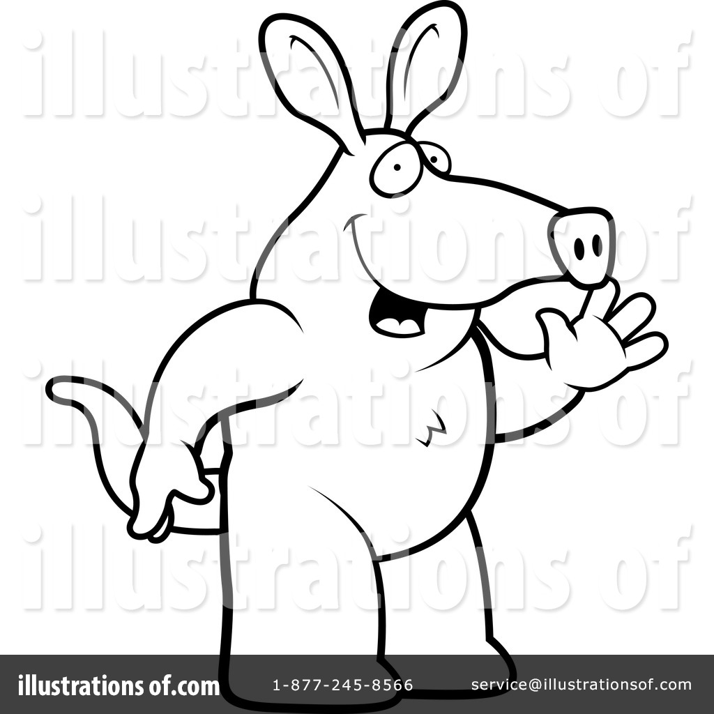 1024x1024 aardvark clipart