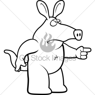 325x325 Aardvark Clipart Angry