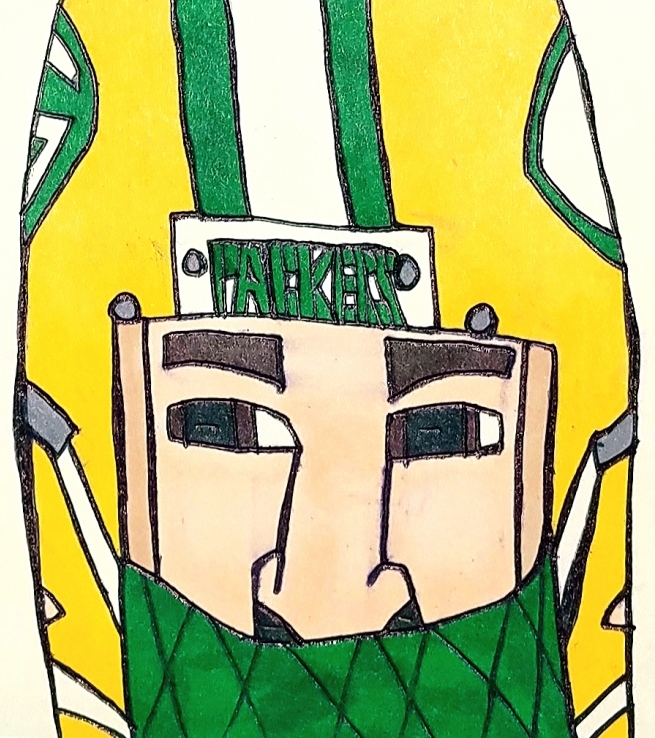 655x738 Portrait Of Aaron Rodgers