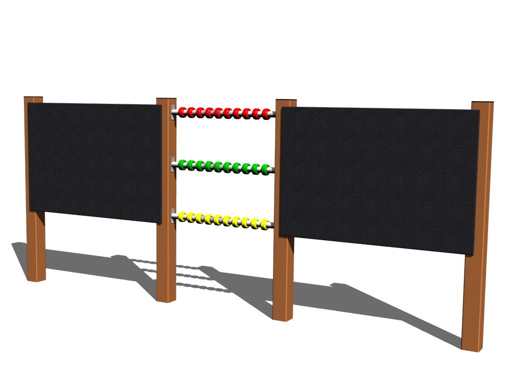 1024x768 double panel drawing board with an abacus