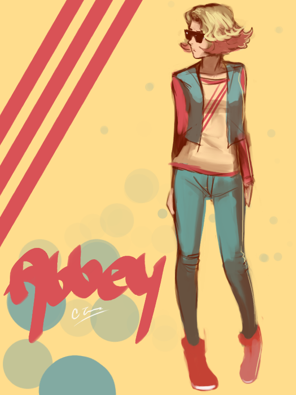 600x800 bubbly abbey i didn't do any drawing today except for this warm up