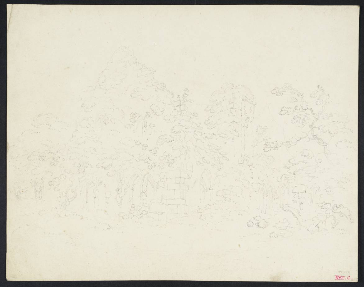 1172x924 joseph mallord william turner, 'waverley abbey the ruins