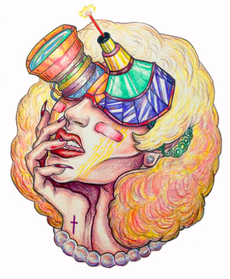 770x935 The Blonde Drawing