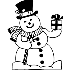 230x230 Top Free Printable Snowman Coloring Pages Online