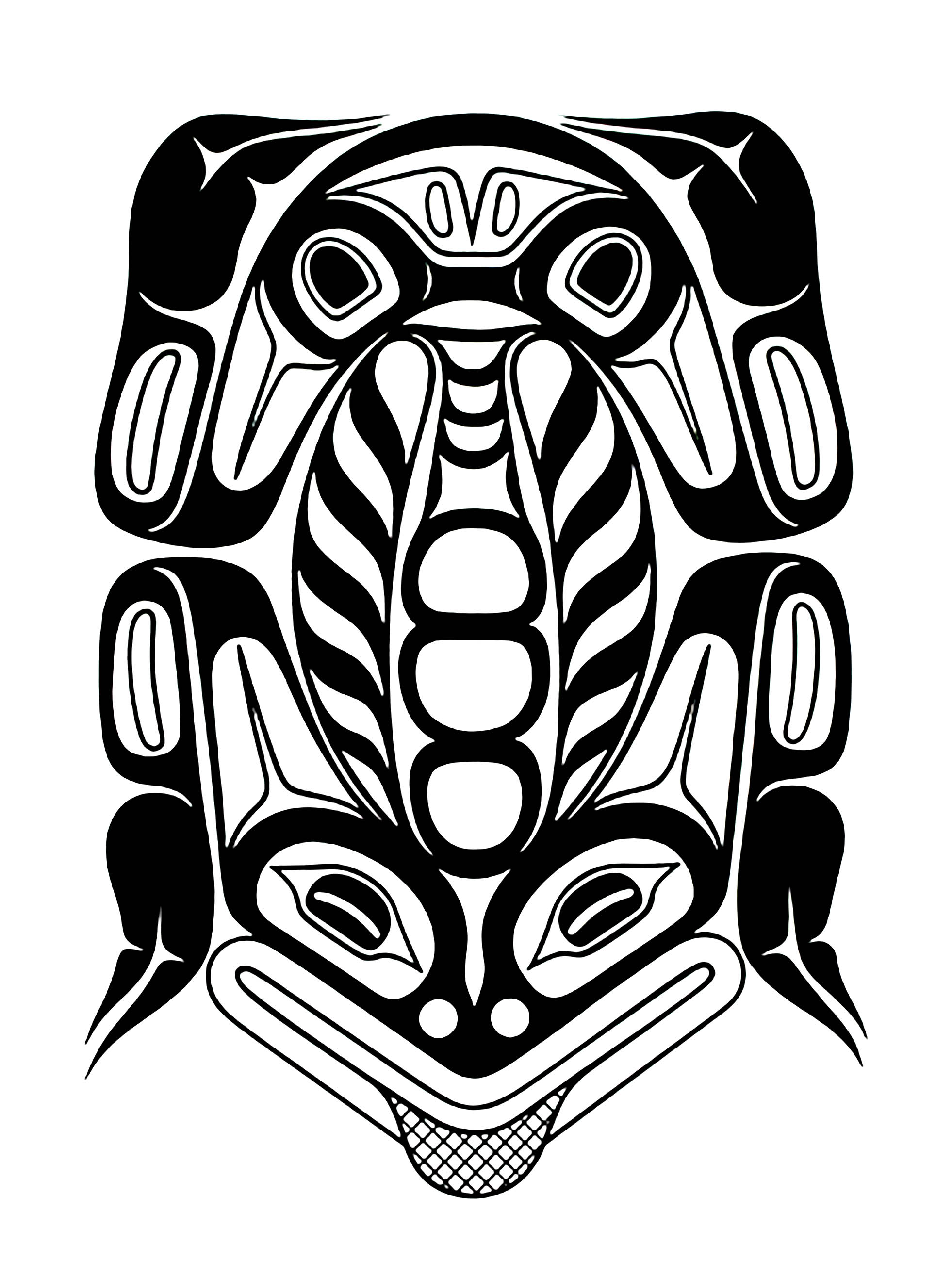 1962x2632 Frog Drawing Aboriginal For Free Download
