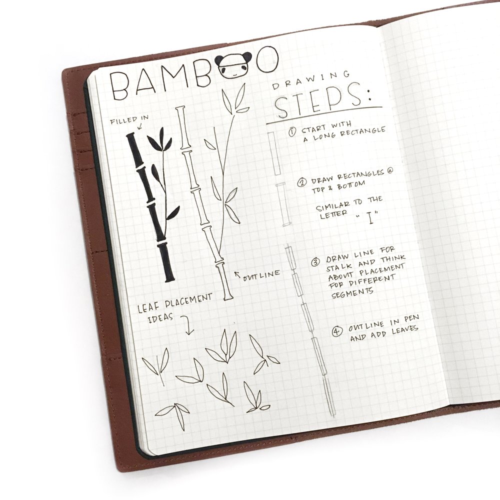 1000x1000 How To Draw Bamboo + Bonus Photo Editing Tips