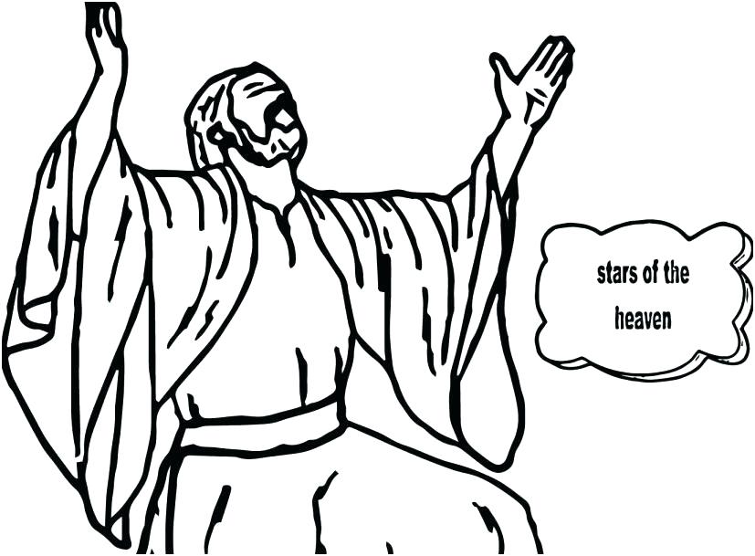 827x609 Coloring Pages Abraham And Sarah Coloring Pages Sheets