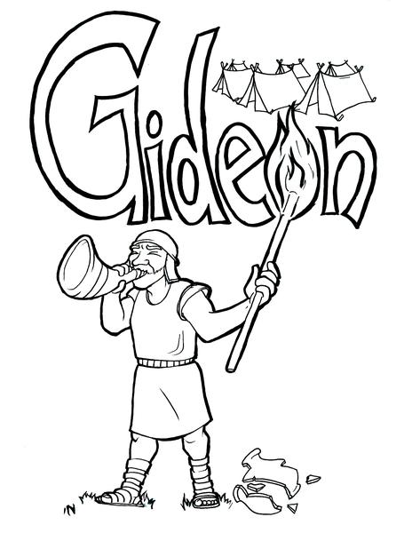 464x600 Gideon Bible Coloring Pages