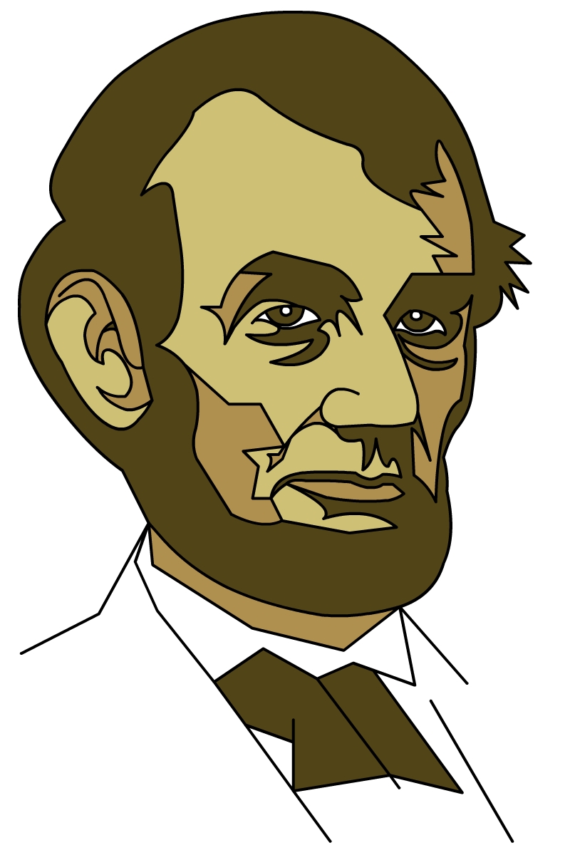 Abraham Lincoln Cartoon Drawing Free download on ClipArtMag