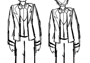 300x210 Abraham Lincoln Cartoon Drawing