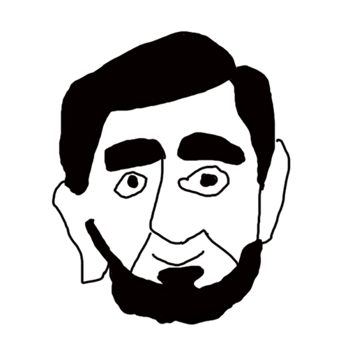 512x512 Abraham Lincoln Drawn Poorly