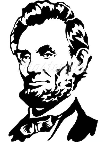 Abraham Lincoln With Hat Drawing | Free download on ClipArtMag