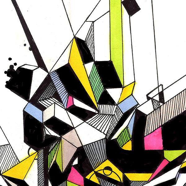 600x600 Original Abstract Art Drawings